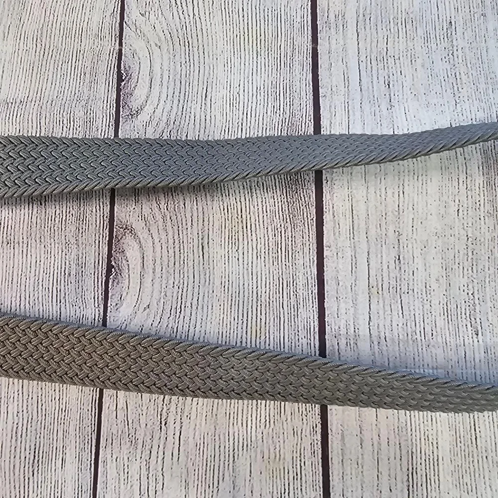 Men's Adidas Gray Braided Belt One Size - Picture 7 of 9